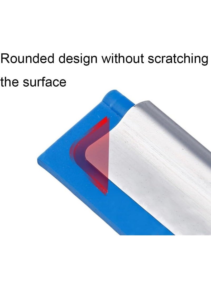 FIRST PRO Window Cleaning Combo 14 Inch Silicone Squeegee with Microfiber Glass Wiper professional Window Cleaner Tool for Bathroom, Shower, Mirror, Car Glass and Home Cleaning - Image 5